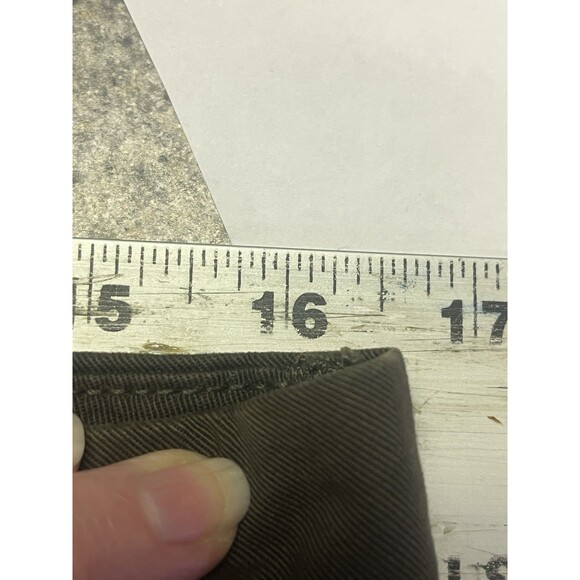 Piombo Italian Cotton Pleated Front Pants Men's 33 Classic Brown Chino Trouser - Picture 9 of 11